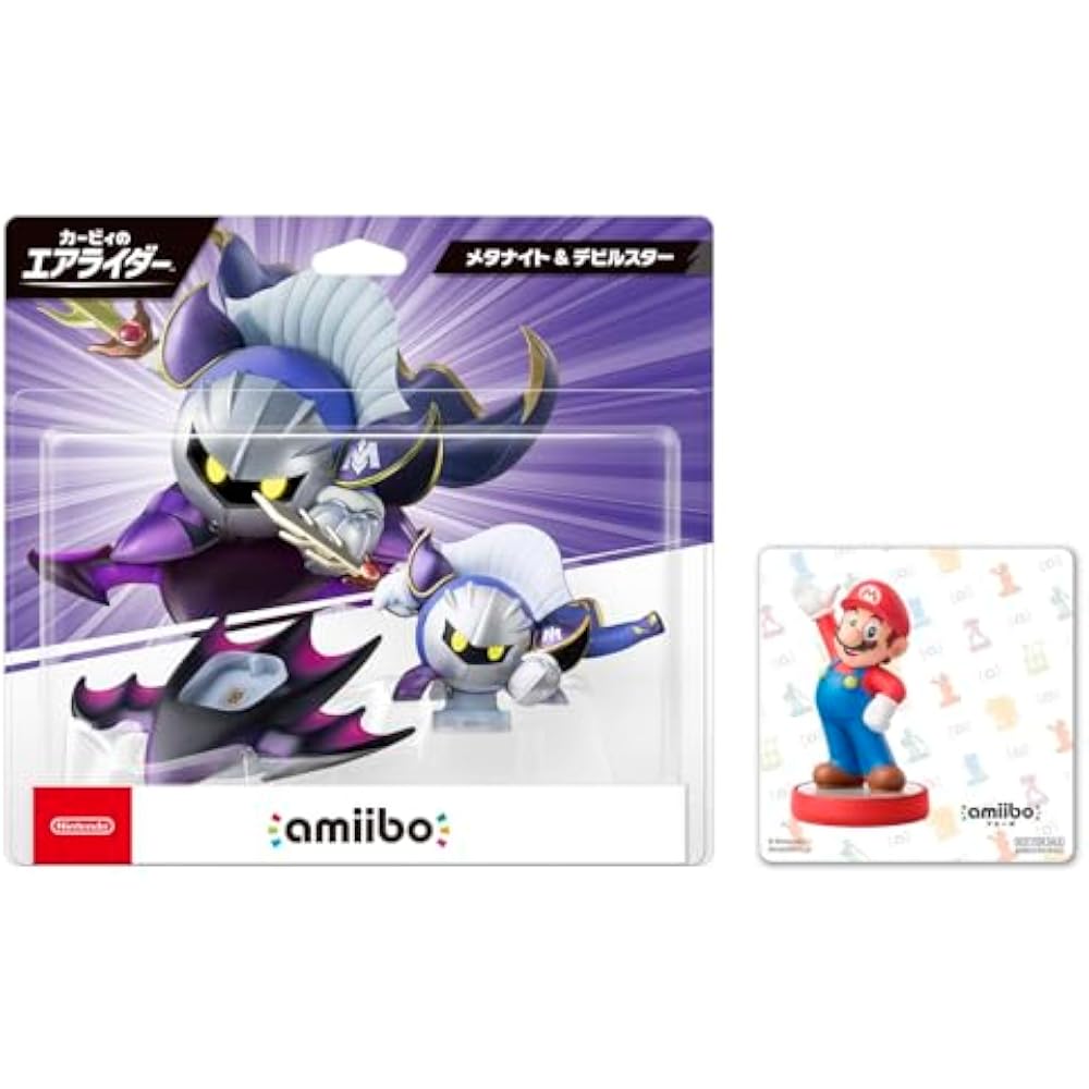 amiibo Meta Knight & Devil Star (Kirby s Air Rider Series) [Amazon.co.jp Exclusive] Bonus Origina...