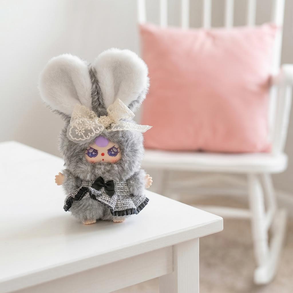 New Baby Three Oli's Wardrobe Series Plush Blind Box Vinyl Doll Bag Pendant Cute Figures Collectible Toys Birthday Surprise Gift
