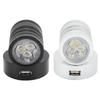 Interior Reading Spotlight LED RV Reading Light Adjustable Chrome Aluminum Alloy 90° Rotatable 10‑30V 3W for Campers