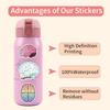 110 New Brain Colorful Brain Decals  Decorative Suitcase Notebook Water-Repellent Decals Premium Durable