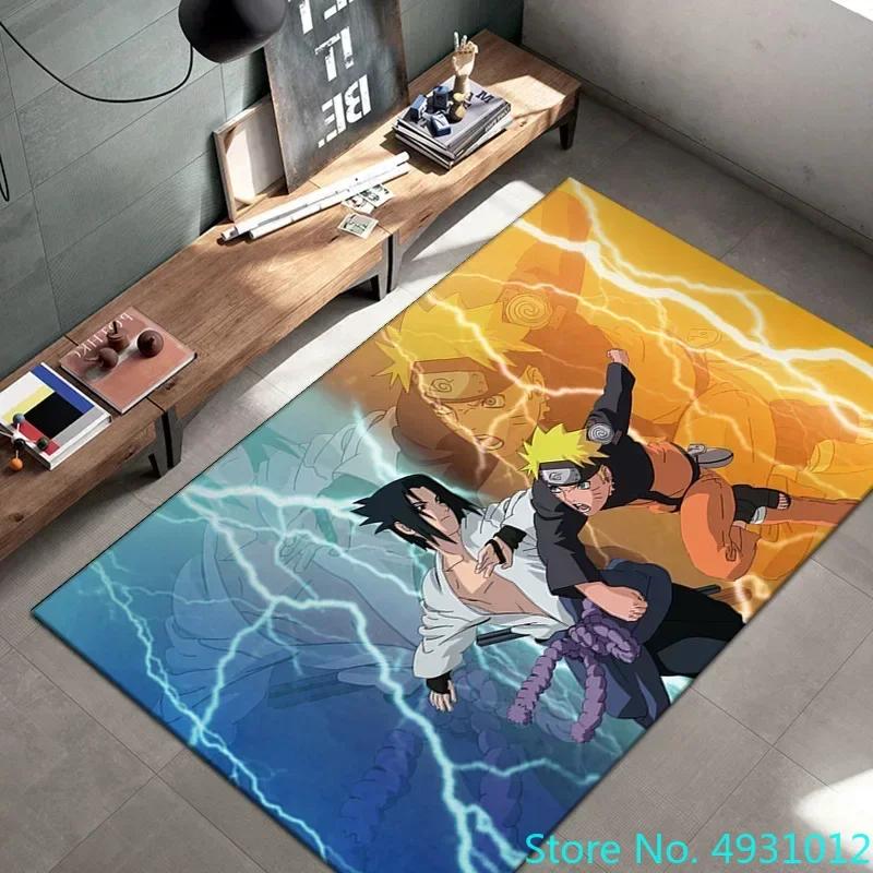 Bathroom Carpet Anime Uzumaki Naruto Cartoon Plush Rug Living Room Floor Mat Kitchen Bedroom Washable Non-slip Door Mats