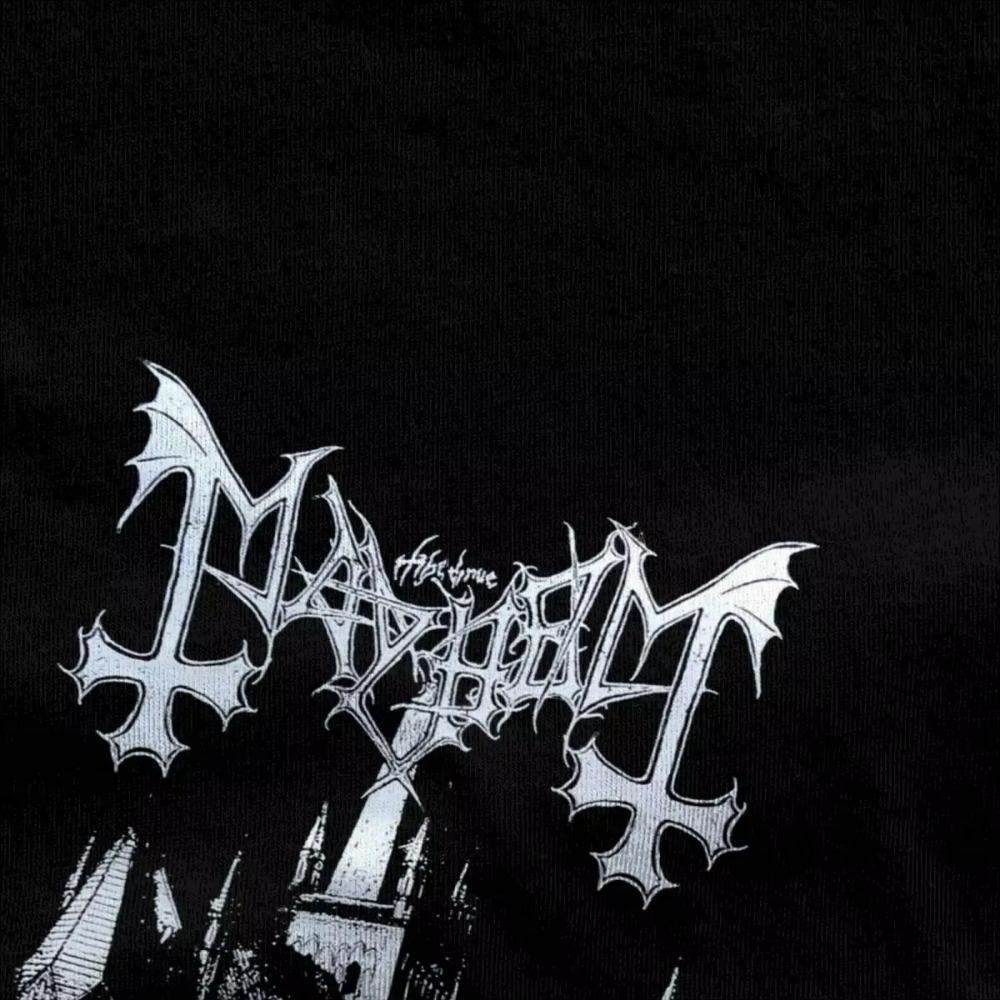 Mayhem Deathcrush Euronymous Dead Varg Men Women's T Shirt Merchandise Funny Tees Round Neck T-Shirt Pure Cotton Unique Clothing