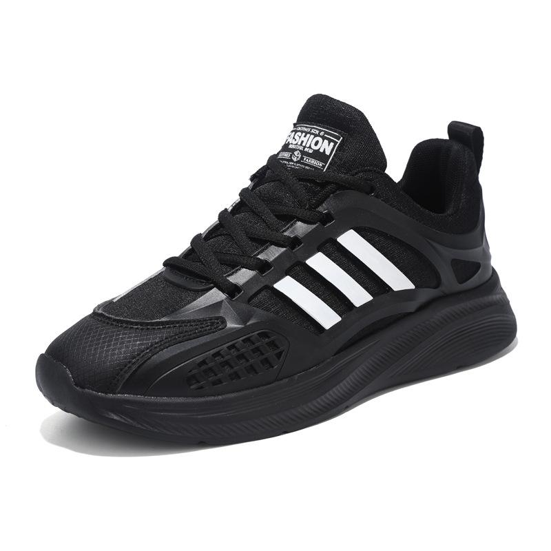 

[Производитель] Мужская обувь весна взрыв 2025 новые дышащие сетчатые сверхлегкие кроссовки повседневная спортивная обувь 39 чёрный