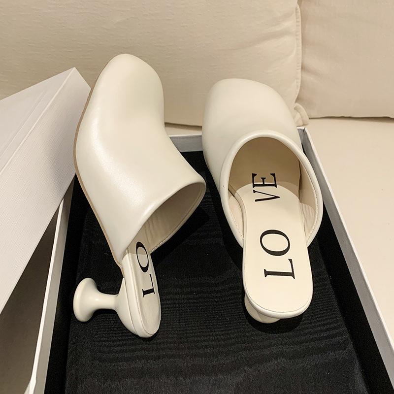 

2025 новые повседневные интернет-знаменитости фея стиль сексуальные заостренные женские босоножки на высоком каблуке весна и лето мешок голова 42