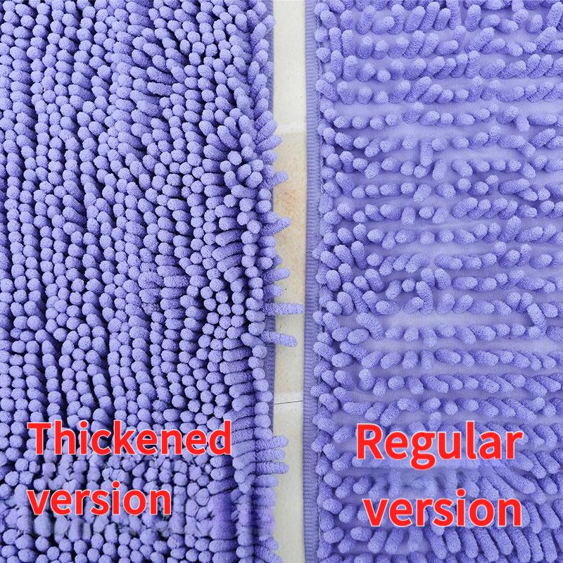 Chenille Long-Pile Mat Bathroom Quick-Absorbent Mat Non-Slip Mat Bedroom Kitchen Living Room Carpet