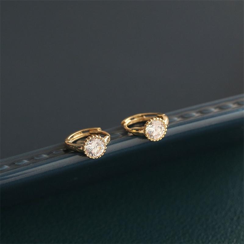 Meisjes 925 Sterling Zilver Fijne Geometrie Zirkonia Oorbellen Ster Dochter Verjaardagsfeest Cadeau Sieraden