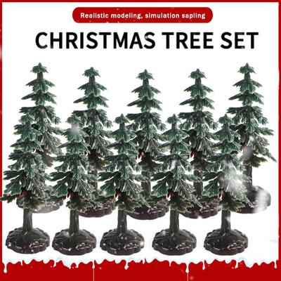 Christmas Scene Micro-landscape Simulation Christmas Tree Model Plants