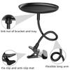 Clip On Car Tray Table Food Drink Holder Desk Plastic Portable Dining Workstation for Vehicle