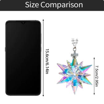 Creative Snowflake Car Hanging Ornament, Stylish Interior Decoration
