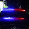 1.2m Red and Blue Warning Lights for Car Screen Lights, Tail Box Lights, Anti Rear End Explosion Flashlights, Decorative Lights