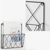 Metal Wall Files Folder Iron Wire Door Hanging Organizers Bookshelf Tabletop Display Stand  Office