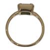 no brand  #13(JP Size) ring green K18 Gold Women