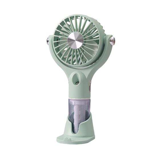 Mini Mist Spray Handheld Fan 100 Speeds Adjustable Portable Summer Misting Cooling Fan USB Rechargeable Travel Outdoor Personal Fan