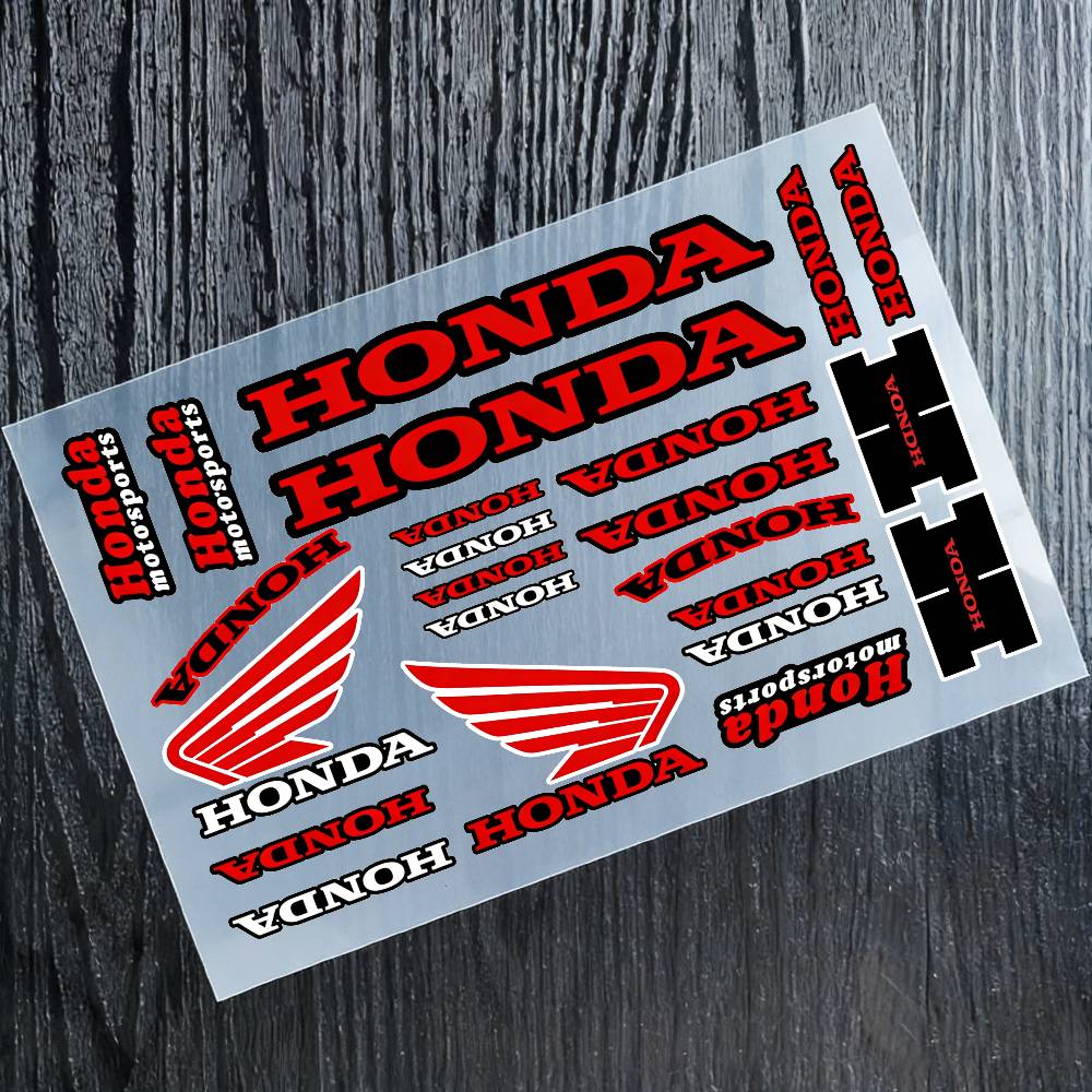 For HONDA Reflective Motorcycle Stickers, 3M Safety Warning At Night In The Dark Scooter Helmets AS1
