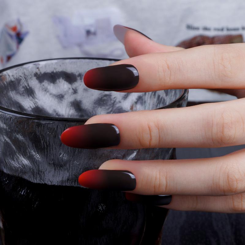 Jednobarevná manikúrní nálepka Gradientní vánoční světelná manikúrní nálepka 20 Jasných barev UV Polo-vytvrzovací gel Jednoduchá