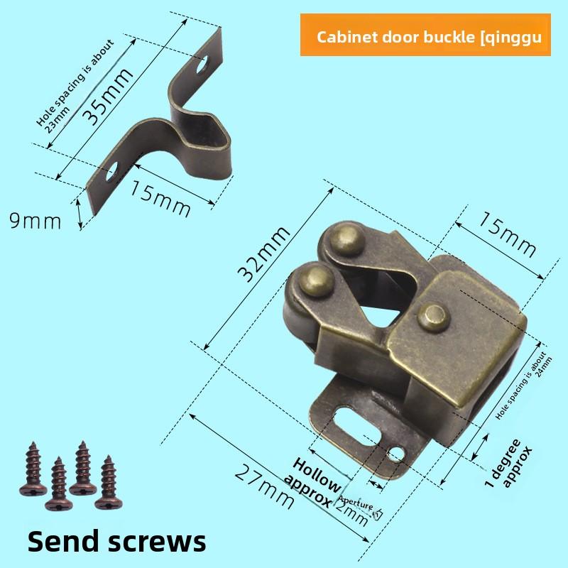 

Lock Buckle Low Foot Cabinet Door Buckle Press The Home Wardrobe Door Buckle Touch The Bead Magnetic Dual Wheel Spring Fixed