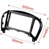 Kit de montage autoradio - sound-way - nissan juke - 9 pouces - noir brillant - adaptateur can bus