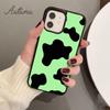 Blumige Kuh Handyhülle für iPhone 11 12 13 14 Pro Max mini X XR XS SE 2020 5 6S 7 8 Plus Samsung Galaxy S21 S22 Hülle