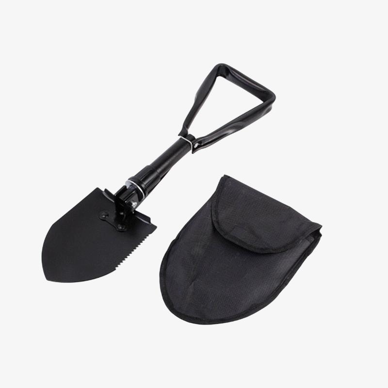 Foldable Multifunctional Engineer Shovel Thickened Outdoor Camping Tool Easy To Carry