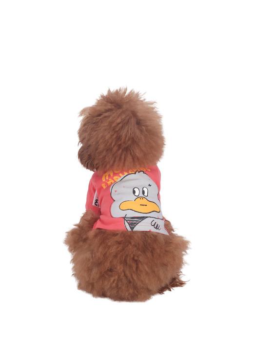 

MONCHOUCHOU Lazy Farm Sleeve Tee_Coral S