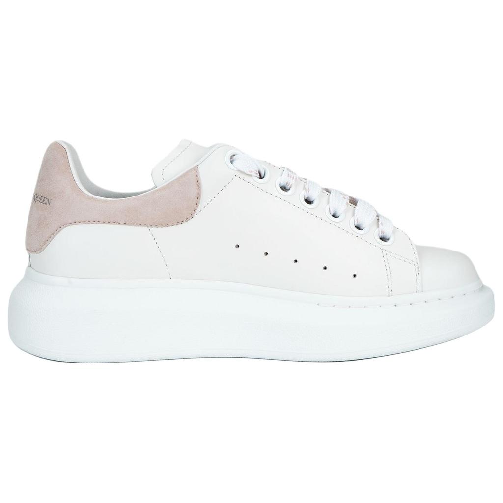 Alexander Mcqueen Oversized Sneaker Smooth Calfskin Low Top Stylish Skateboarding Shoes Women's White Patchouli 553770WHGP79182