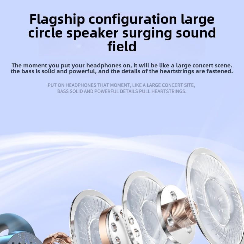 Wireless Bluetooth Headset Standby Life Clip In-ear Running Noise Reduction