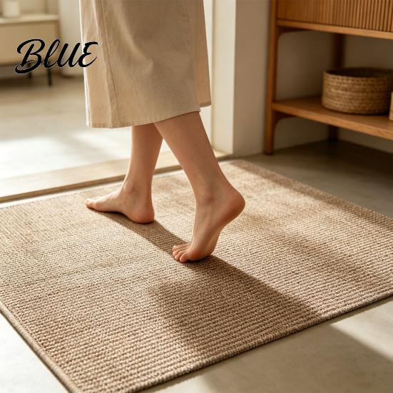 Tapis de porte antidérapant Tapis d'entrée Couleur unie Antidérapant Absorbant Lavable Tapis d'entrée