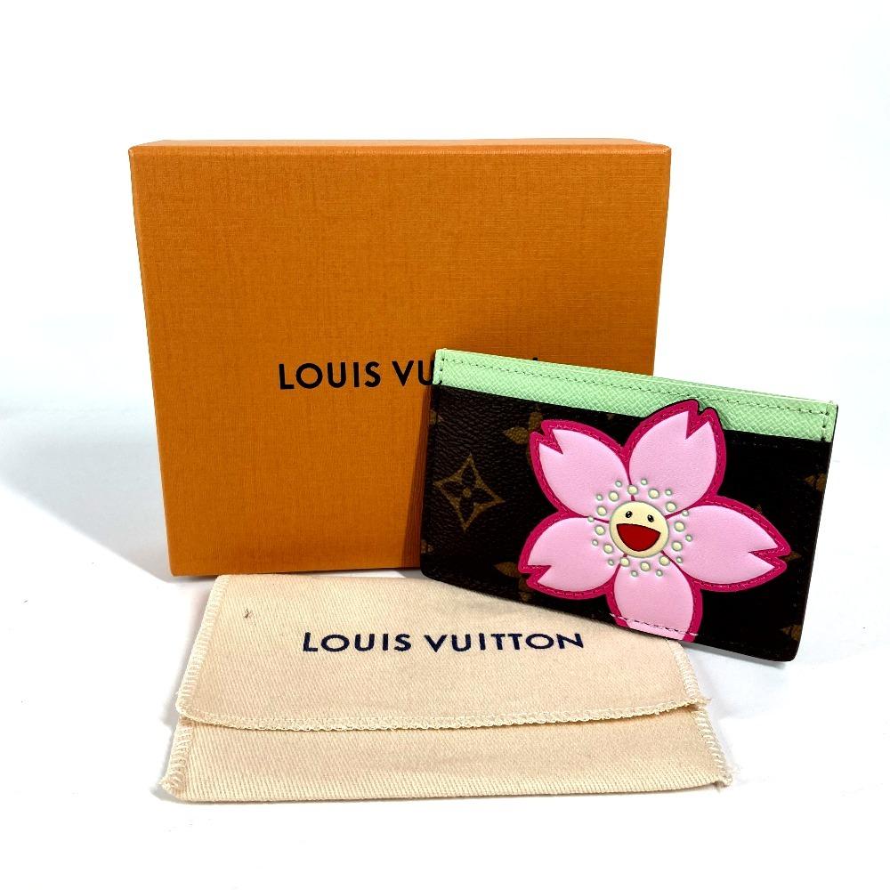 Louis Vuitton M13429 Card Case Porte Cult-Simple Cherry Blossom Holder Unused