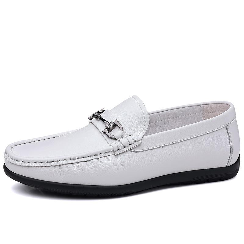 

Мужская кожаная обувь Обувь Doudou натуральная кожа мужская обувь лето новая дышащая повседневная мягкая подошва удобная на одной педали фабричная кастомизация 38