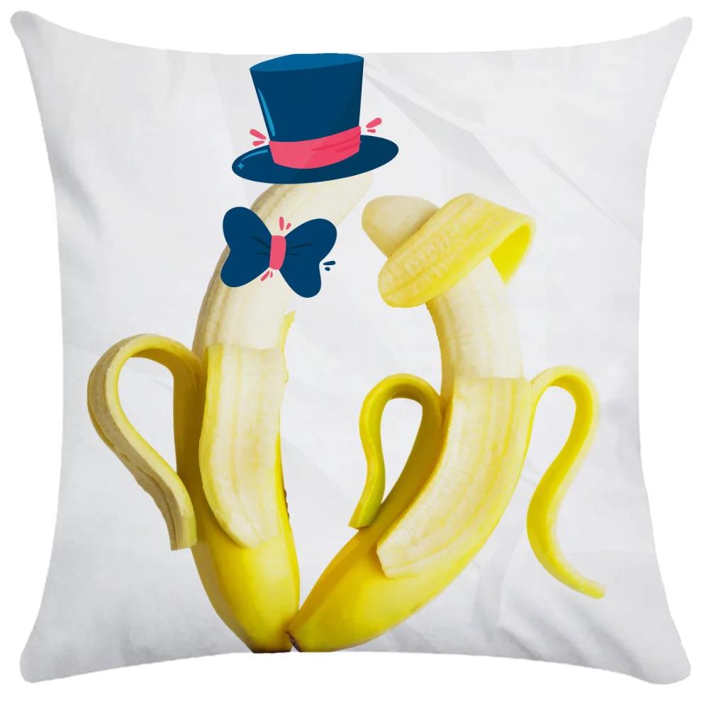 Home Decor Garden Chair Pillowcase Luxury Designer Summer Fruit  Decorative Tropical Mango