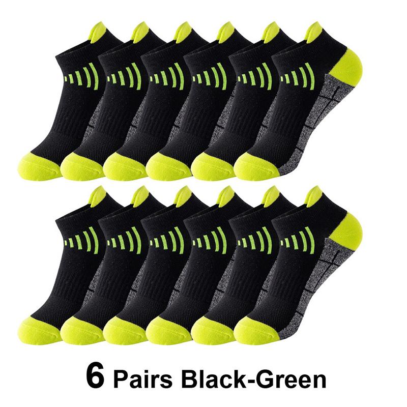 6 Pack Womens Ankle Socks Sport Athletic Cushioned Breathable Performance Sport Tab Cotton Quarter Womens Running Socks