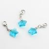 Five-Pointed Star Crystal Beads Tassels Charm Lobster Clasp Pendant for DIY Keychain Necklace Jewelry Making Tool