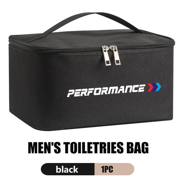 TIIU6 Car Travel Cosmetic Bag Waterproof Foldable Storage Bags For BMW Performance M M3 M5 iX5 iX6 E60 E61 E62 E70 E71