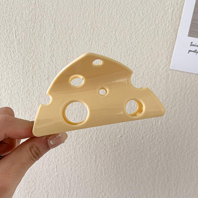 

Новые однотонные акриловые заколки для волос в виде сыра, элегантные женские заколки в корейском стиле, забавные заколки-крабики для волос в виде еды, аксессуары для волос для девочек