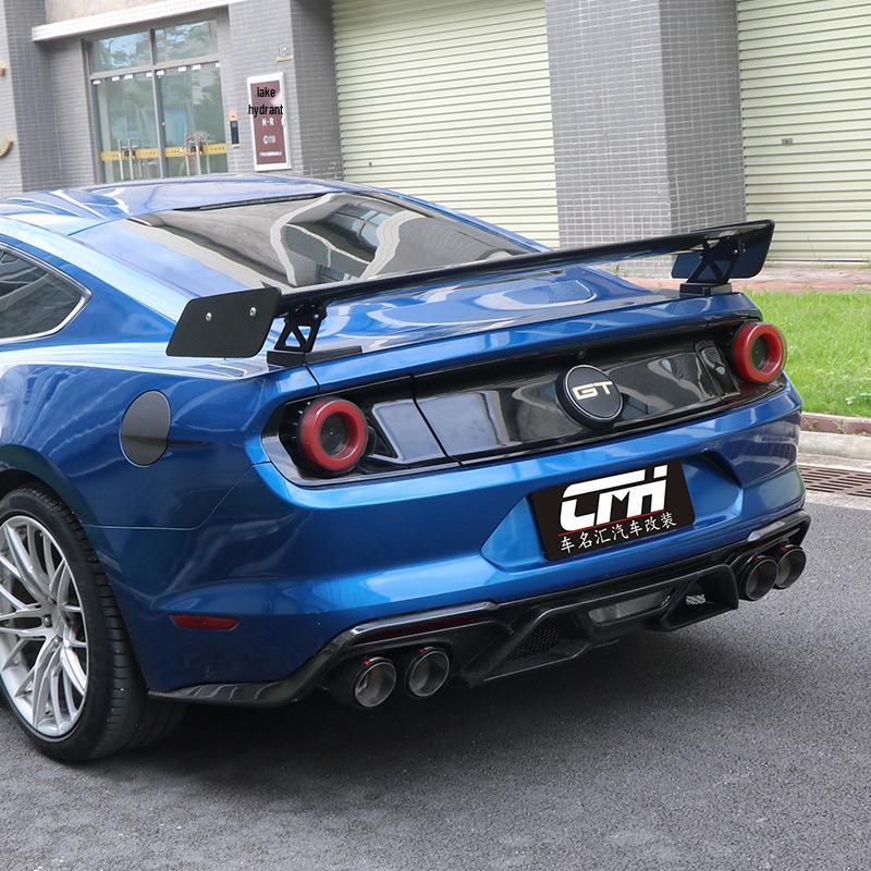 Carbon Fiber Rear Spoiler Lip for 2015-2022 Ford Mustang GT500 Body Kit