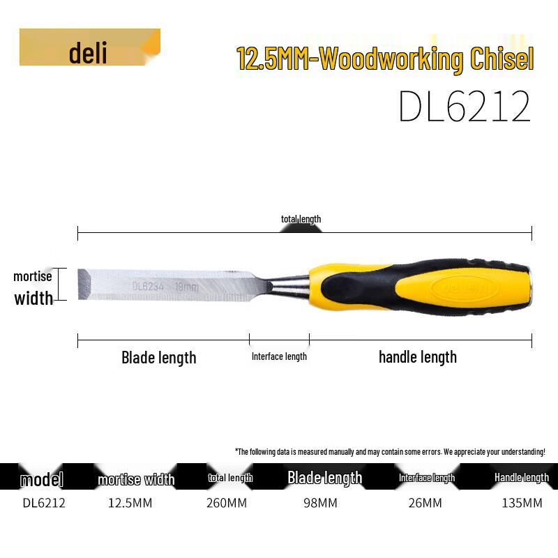 Deli Professional Wood Carving Chisel Set