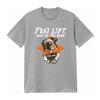 Mops Leben T-Shirt Besitzer Mama Papa Hundeliebhaber Gangsta vintage Gewaschen Stilvoll Dehnbar Vielseitig Lässig Streetwear