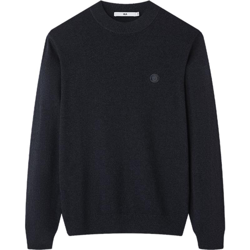 

HLA Men s 100% Pure Wool Mock Neck Sweater XL