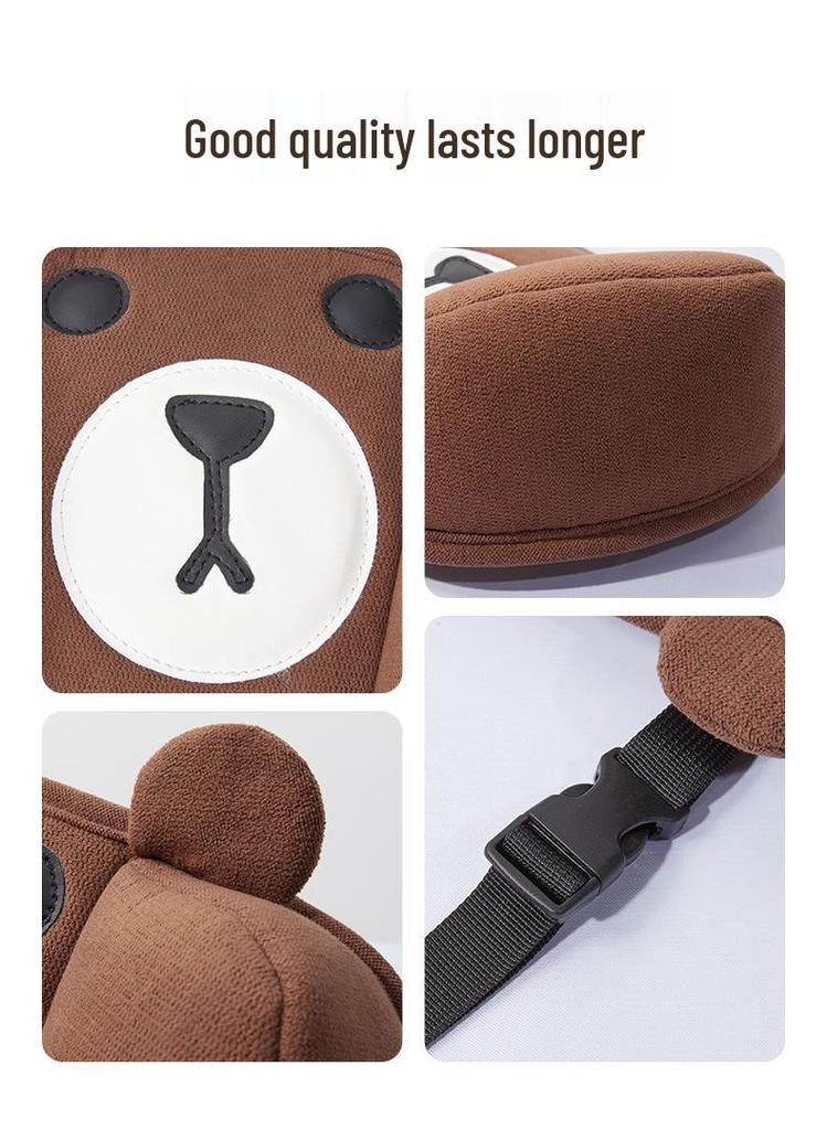 Universal Car Headrest Pillow for Kids – High-Grade Neck Support & Side Sleep Aid