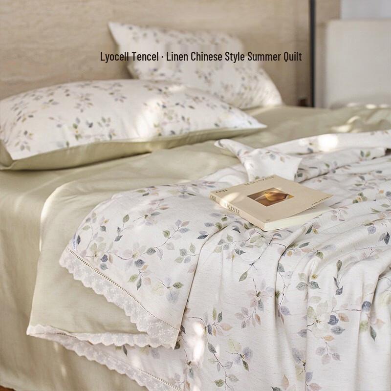 Yuanzhiwei Lyocell Tencel Washable Summer Quilt 150x200cm
