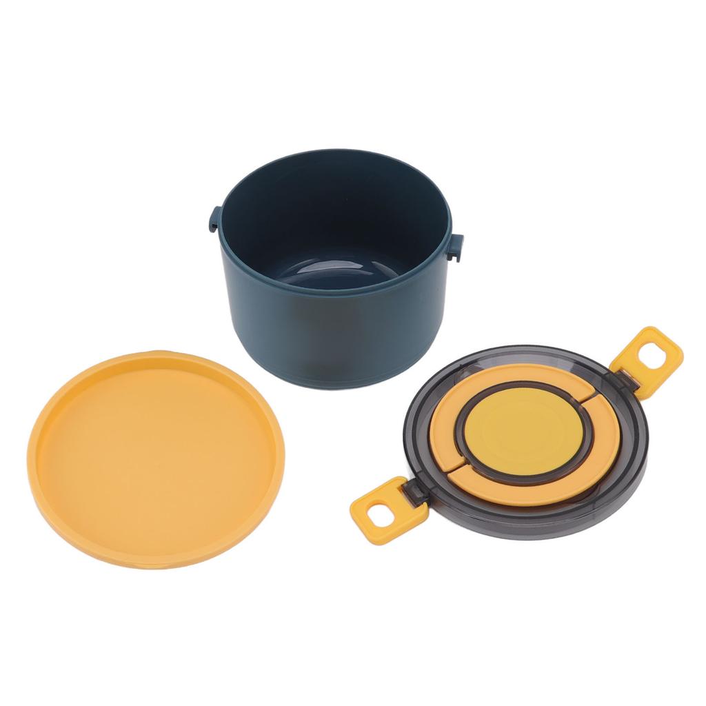 1000ml Portable Lunch Box Detachable Compartment Design Leakage Proof Portable Bento Box for Home Office Picnic for Students