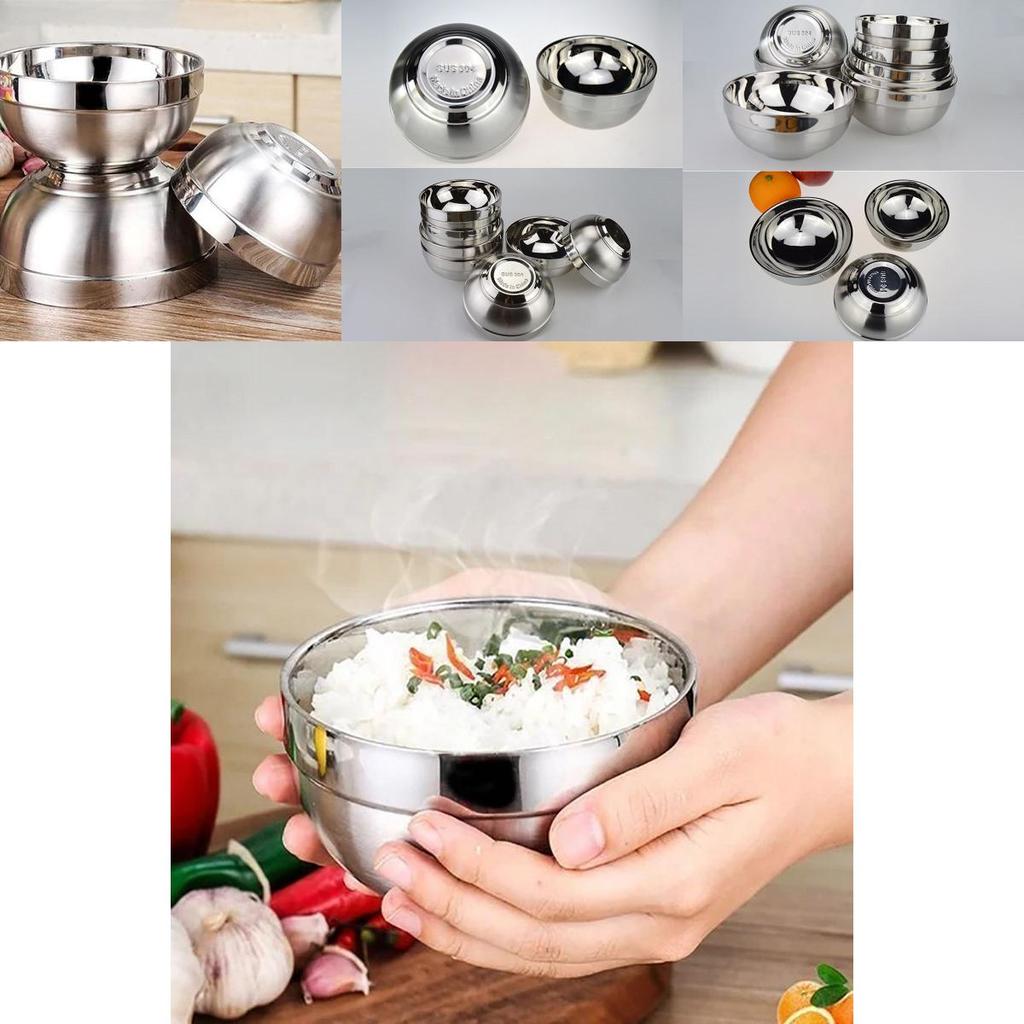 Premium 304 Stainless Steel Soup Bowl With Double Insulation For Ultimate Durability