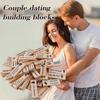Couple Dating Block Tower Game Cross-Border Wooden New