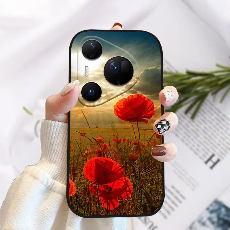 Phone Case For Huawei Pura 80 Ultra Pretty Stylish Painting Soft TPU Silicone Shockproof Cover For Huawei Pura80Ultra Fundas