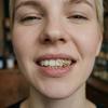 New Glossy Finish Double Hollow Flower Grillz Silver Gold Teeth Grillz Vintage Copper Irregular Shape Tooth Grills Cosplay