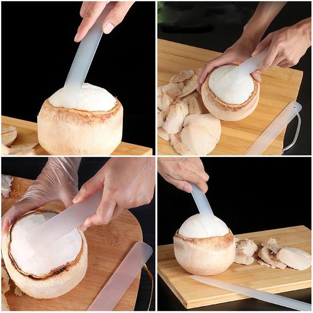 5Pcs Long Handle Digging Coconut Tool Plastic Kitchen Gadget New Coconut Opener  Extractor