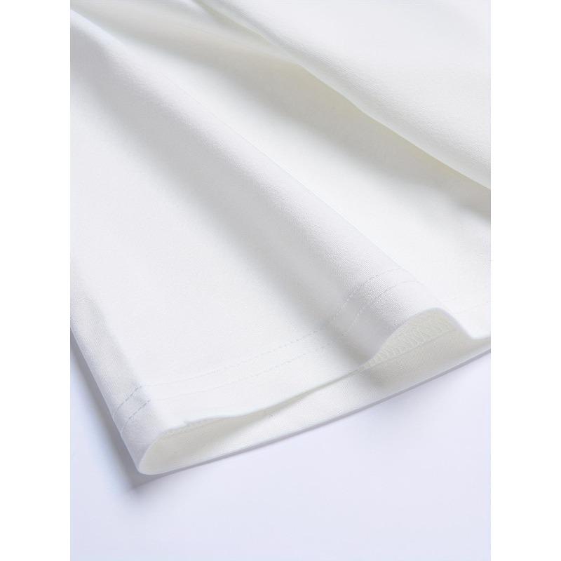 Europäische Größen Herren Kurzarm-T-Shirt - Sportlich-lässiges Design mit elastischem Halsausschnitt, atmungsaktives Sommeroberteil, maschinenwaschbar, bequeme Passform