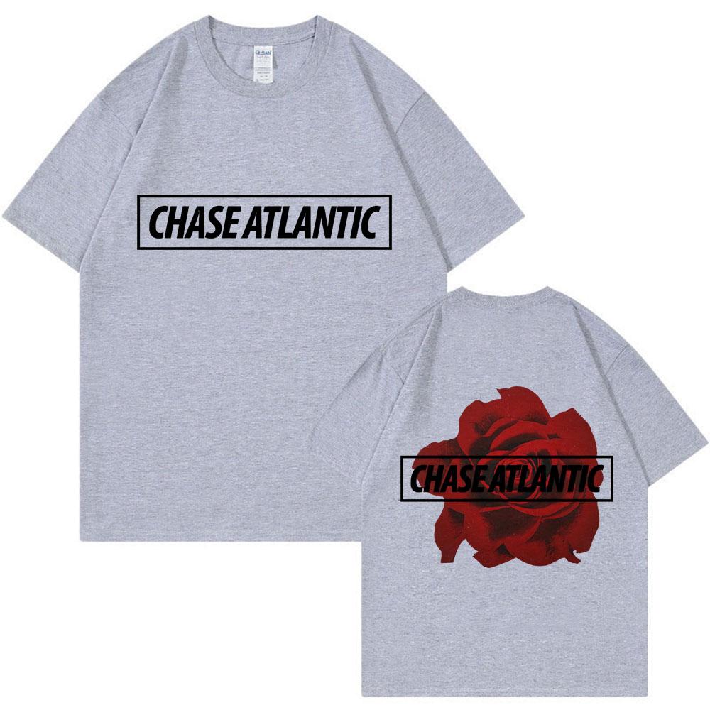 Chase Atlantic Beauty In Death Album T Shirt Music Band Fashion Vintage Hip Hop T-shirts Men Women Loose Cotton Y2k Tee Shirts