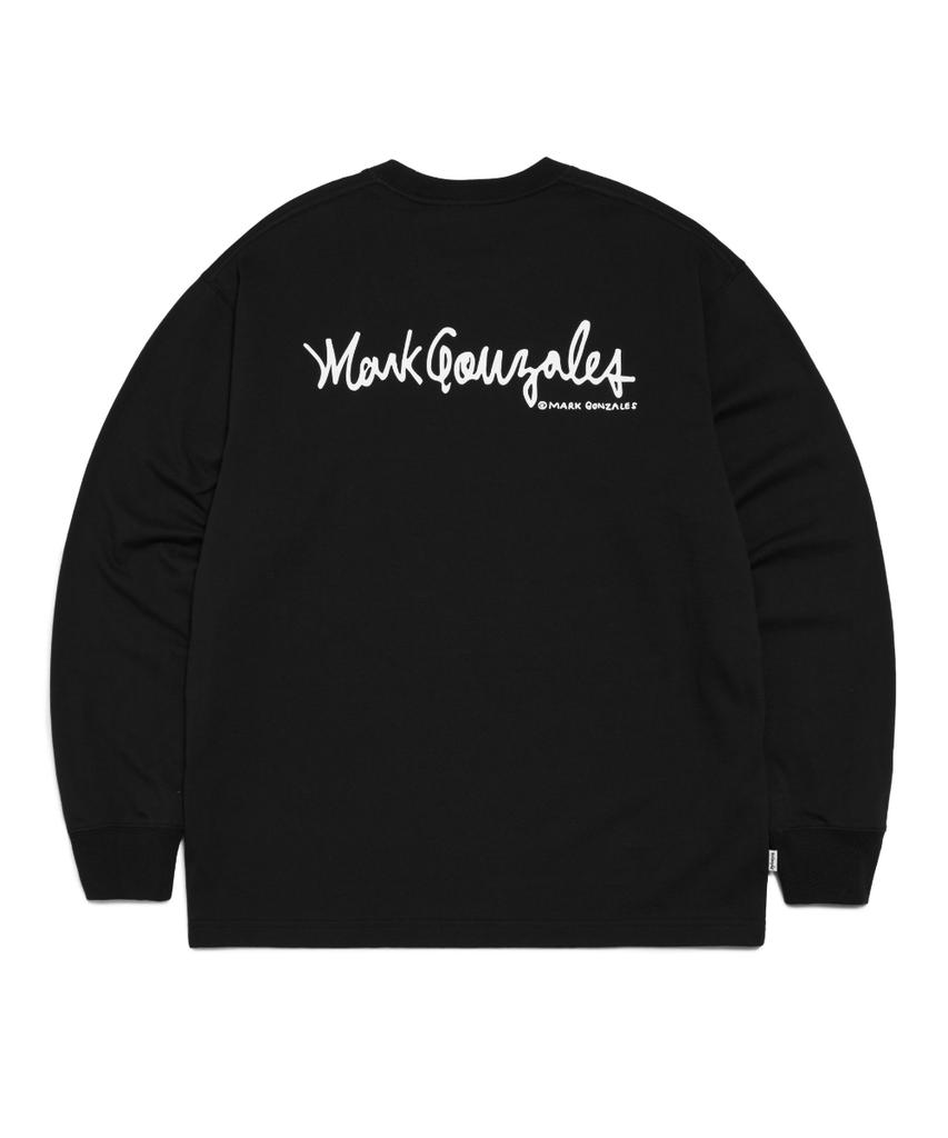 MARK GONZALES Angel Wappen Long Sleeve T-Shirt - Black