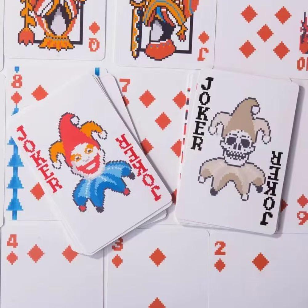 Balatro Pixel Art 9*6cm 54 Pcs Playing Cards - Retro 8-Bit Poker Deck for Gamers & Collectors - Unique Joker Designs